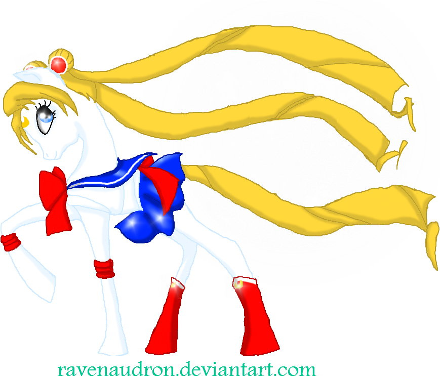 Pony Sailor Moon By Ravenaudron - Cartoon (1024x768)