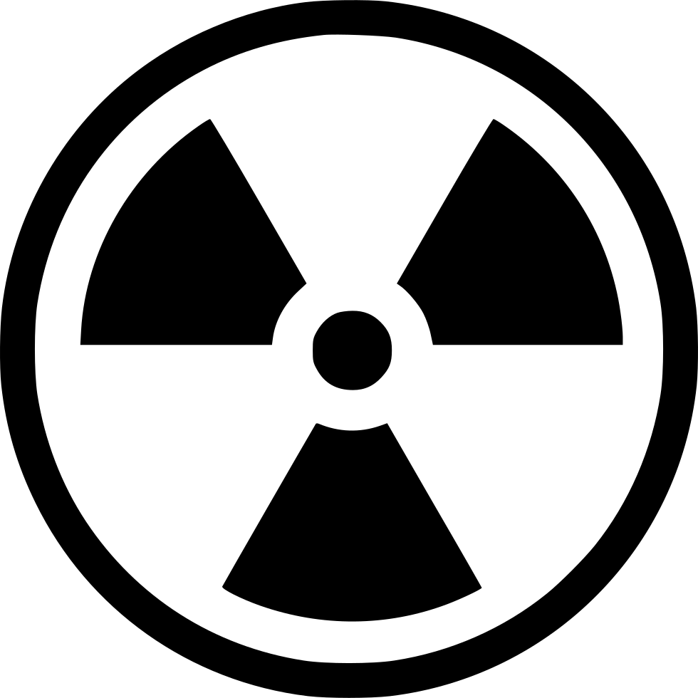 Png File - Radioactive Black And White (980x980)