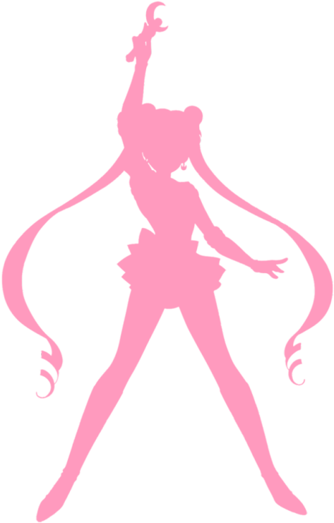 6 - Sailor Moon Silhouette Png (477x750)