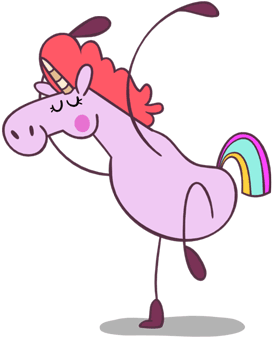 Unicornios Kawaii Gif - Gif De Unicornios (540x450)