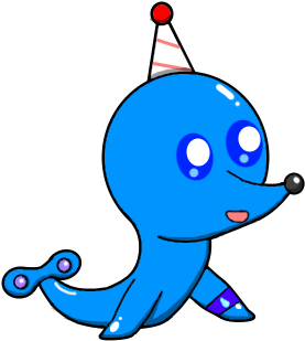 Seamy The Blue Water Seal By Micaloon - Cartoon (800x600)
