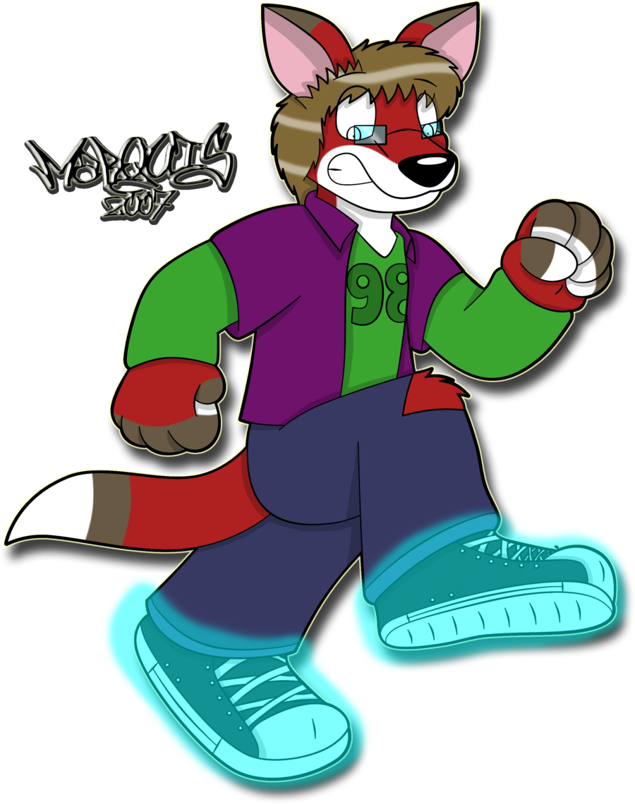 Magic Shoes On The Run By Marquis2007 - Cartoon (900x1140)