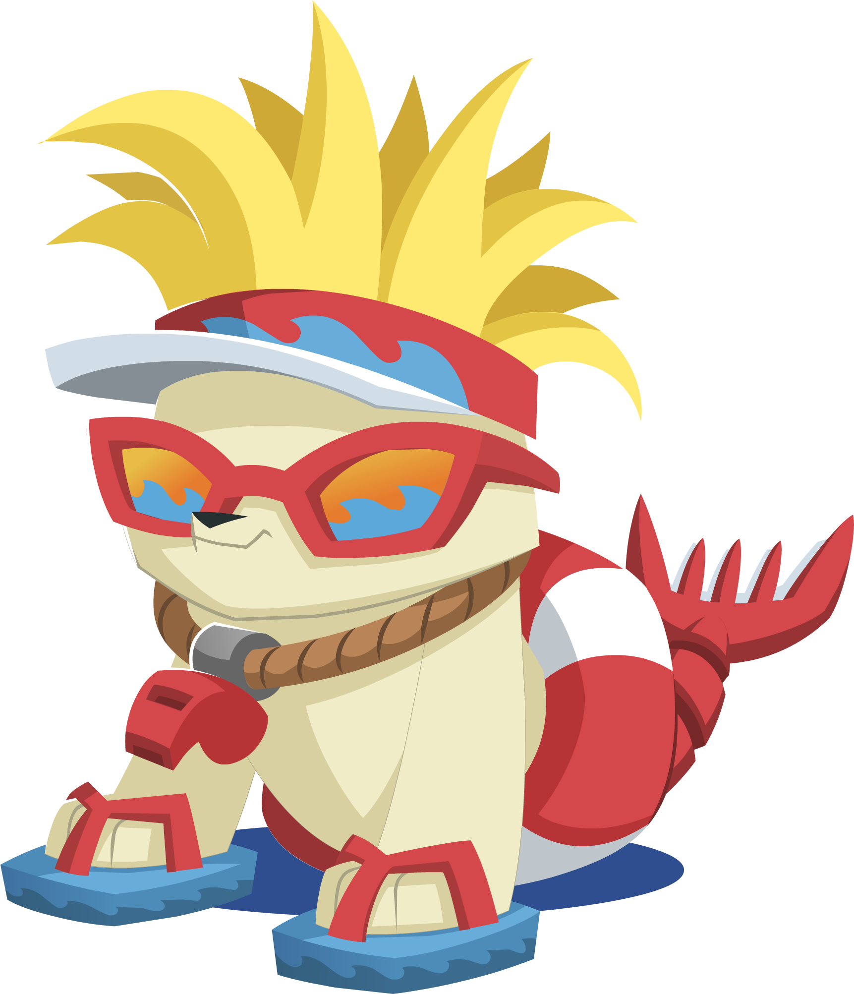 Seal In Summer - Animal Jam Seal (1723x2005)