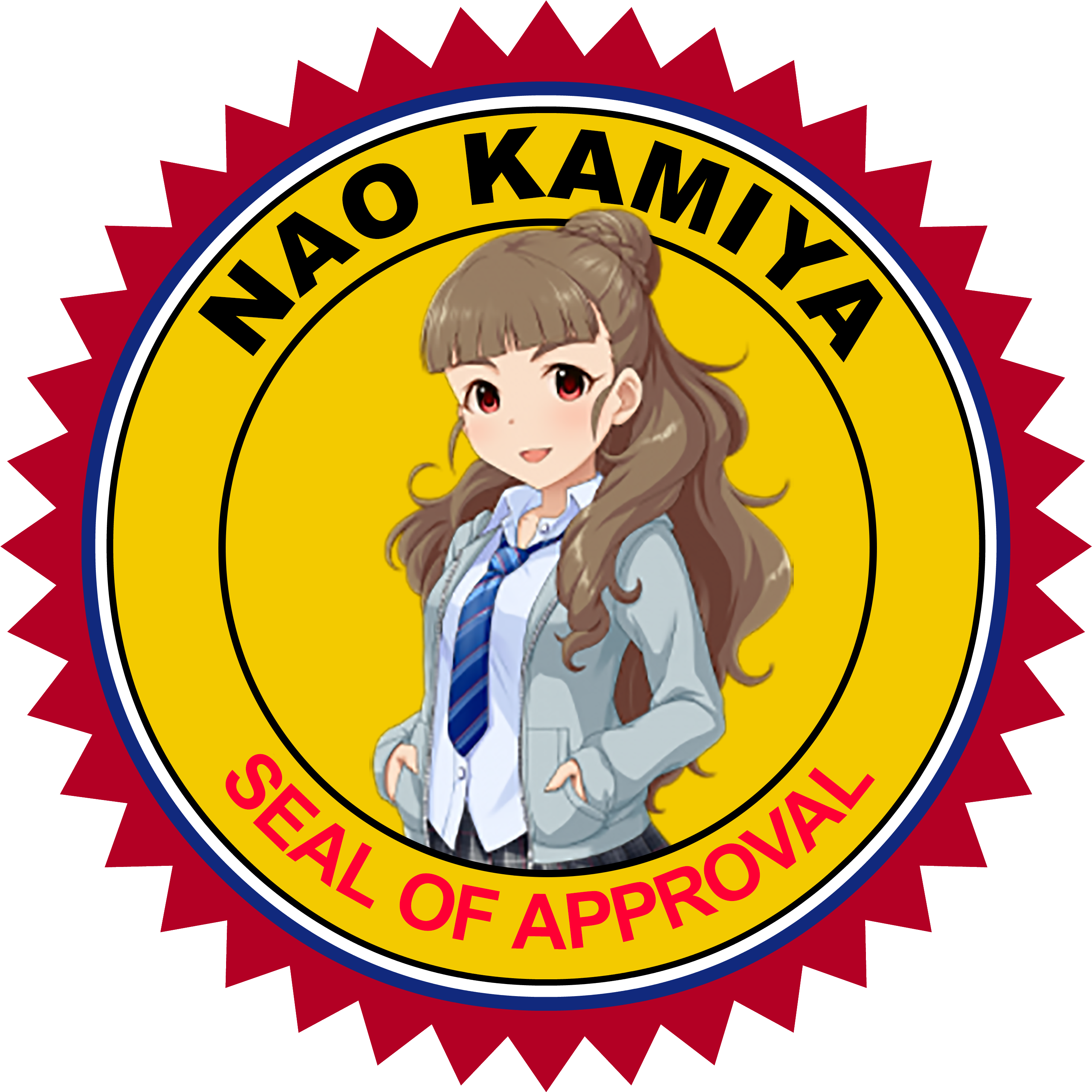 Seal Of Approval Nao Kamiya By Jigaraphale - Seal Of Approval Template (3000x3000)