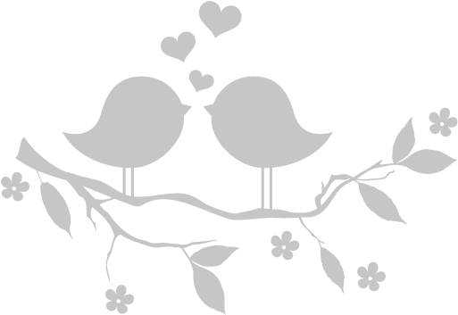 Free Wedding Love Birds Drawing - Love Birds For Wedding (558x391)