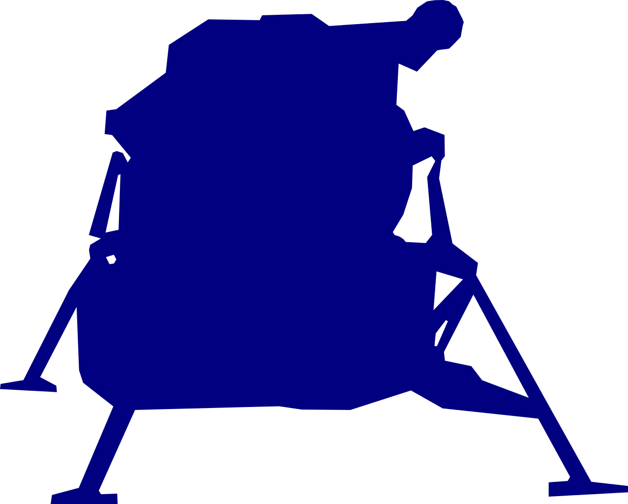 Lunar Module Pictogram - Lunar Lander (1277x1024)