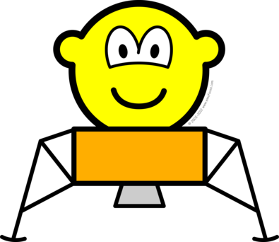 Lunar Module Buddy Icon - Squirting Smiley (395x342)