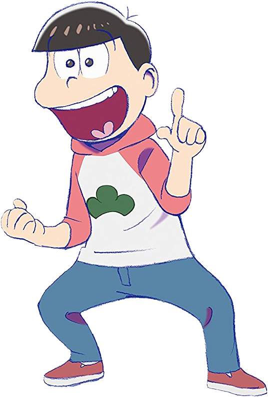 Osomatsu-san: Acrylic Keychain Raglan Vol.3 Osomatsu (540x800)