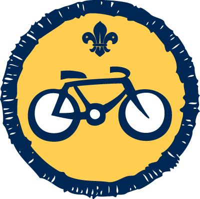 Creative, Cyclist Activity Badge - Beaver Badges (400x397)