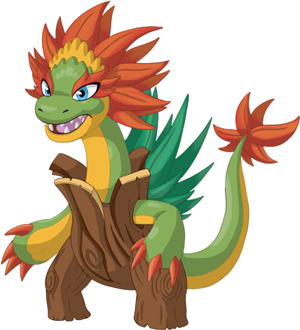 Stage 3 By Million Mons Project - Monster Legends Treezard (500x500)