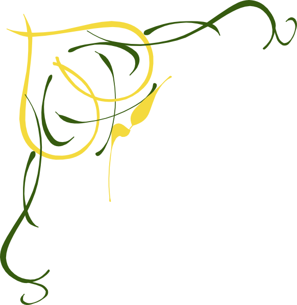Gold And Green Love Birds Png, Svg Clip Art For Web - Pink Heart Corner Borders (582x597)