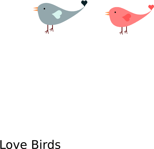 Love Bird Clip Art At Clker Com Vector Online Royalty - Clip Art (600x548)