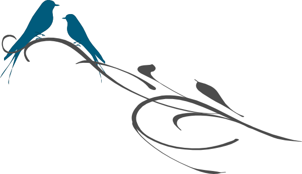 Love Bird Clipart - Clip Art (600x346)