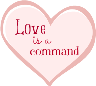 " 'love The Lord Your God With All Your Heart And With - Heart (500x300)