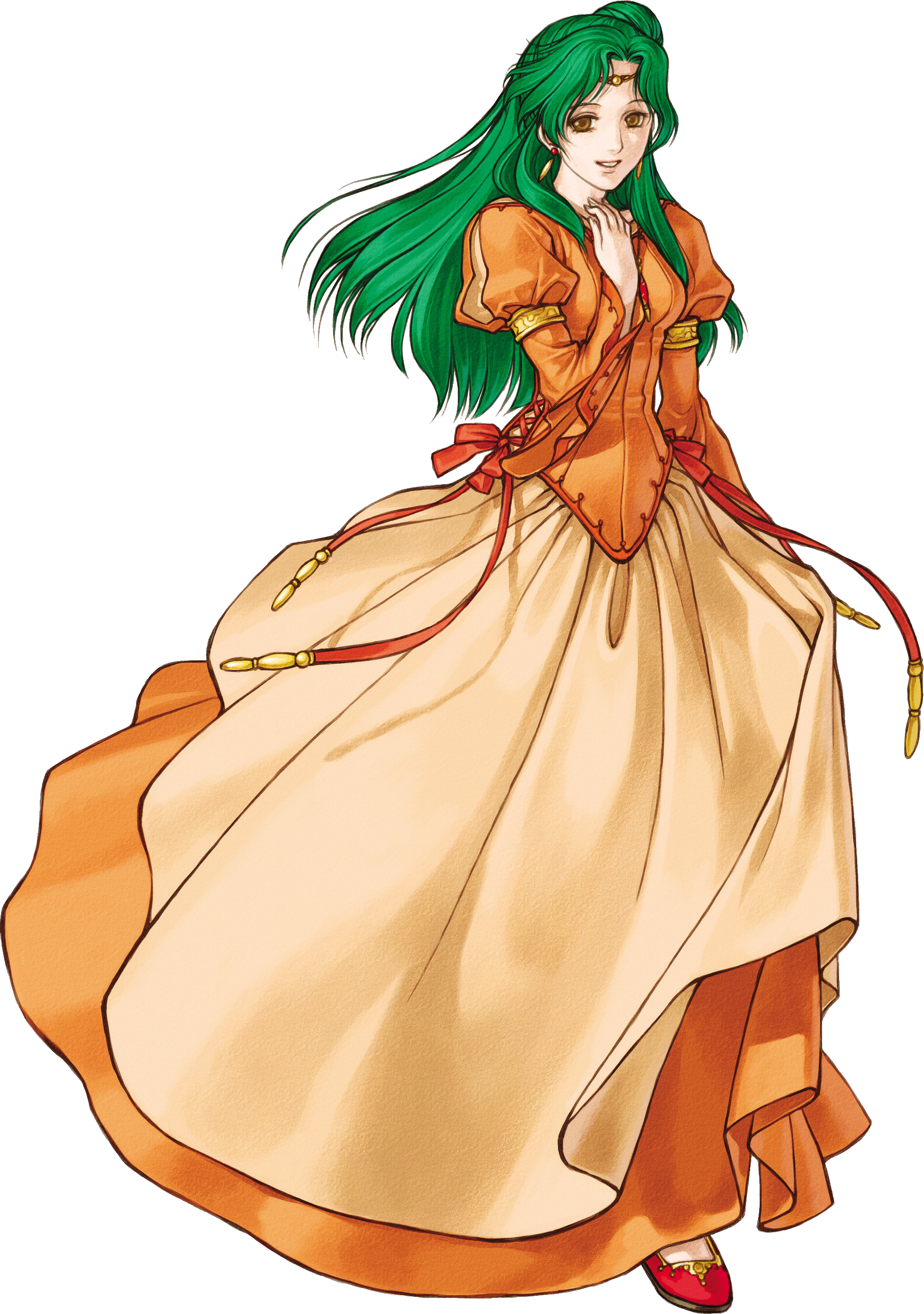 Princess Elincia - Fire Emblem Path Of Radiance (1787x2540)