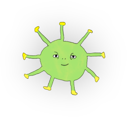 Bacteria And Viruses Can Cause Infections With Similar - Illustration (411x380)