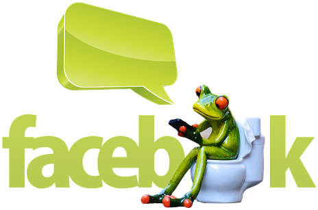 Frog Mobile Phone Facebook Satire Caricatu - Flüchtig Satirisch: Gedanken Zur Flüchtlingskrise (480x340)