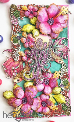 Coral Reef And Pink Hibiscus - Cushion (400x400)