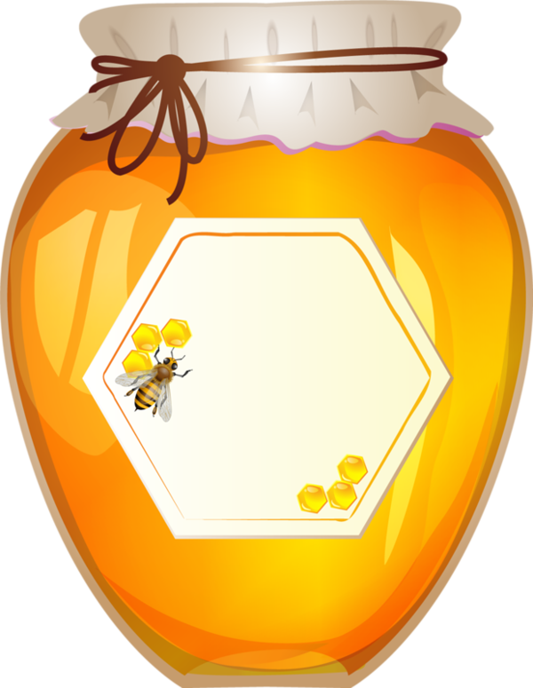 Empty Mason Jar Clipart - Honey Jar Clipart (600x775)
