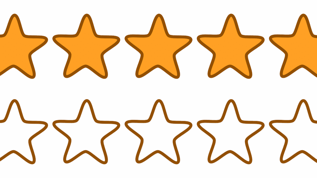 5-star Rating - 5 Star Clipart (1090x613)