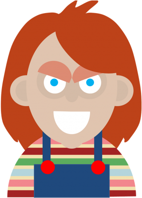Halloween,character Of Illustrations,free - Halloween Horror T-shirt With Famous Movie Character (500x409)