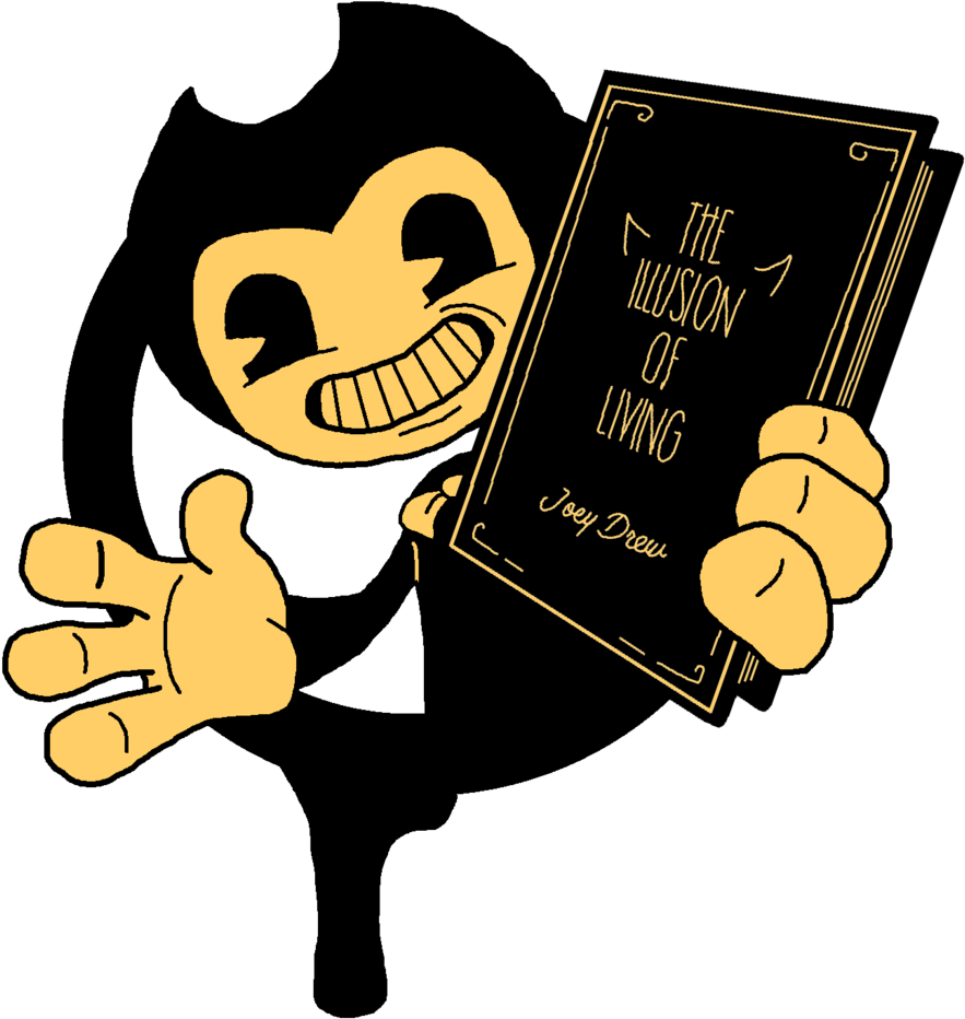 Ben-acid 6 0 Bendy's Holding Book By Stephen718 - Bendy With An Axe (1024x1024)