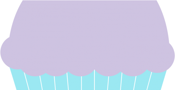 Blue And Purple Cupcake Clip Art - Fence (588x289)