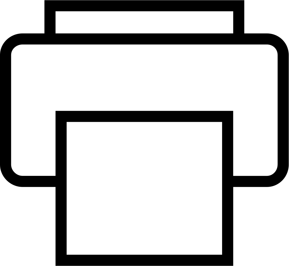 Png File - Print Icon Png Ios (981x906)