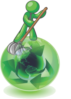 We Clean With Eco Friendly Solutions - Poster Of Go Clean Go Green (288x428)