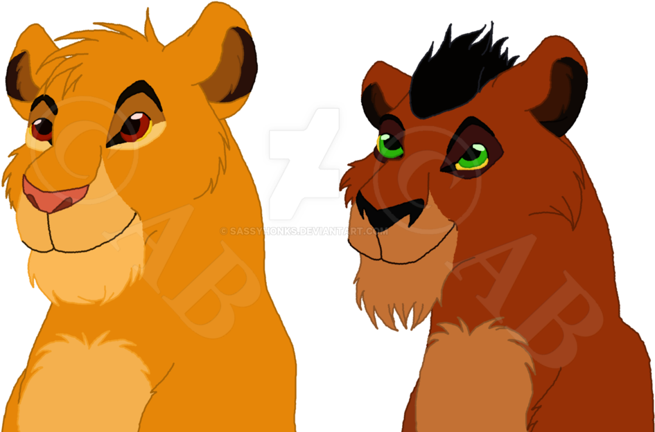 Mufasa And Taka Cubbies Xd By Sassyhonks - Do Mufasa E Do Taka (1032x774)