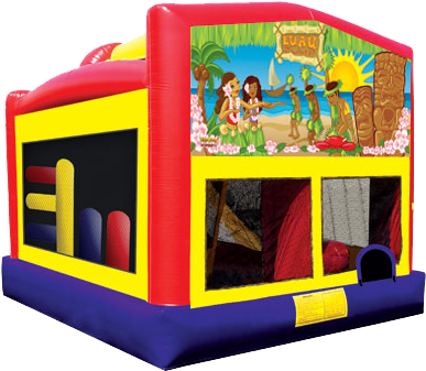 Inflatable Rentals Navarre - Luau Banner (396x346)