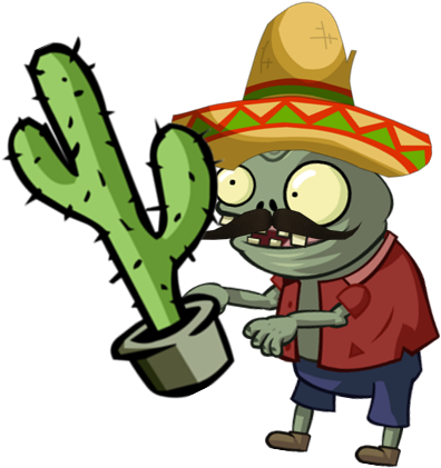 Mexican Guy - Plants Vs. Zombies (458x456)