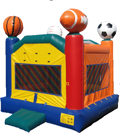 Sports Arena Moonwalk $134 - Inflatable (500x492)