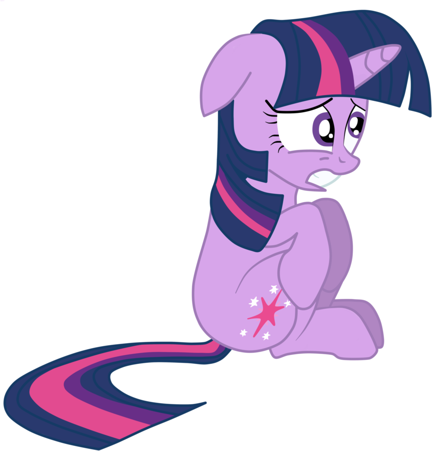 Scared Twilight Sparkle By Junkiesnewb - My Little Pony Twilight Sparkle Scary (866x922)