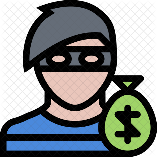 Robber, Law, Crime, Judge, Court, Police Icon - Icon Crime Png (512x512)