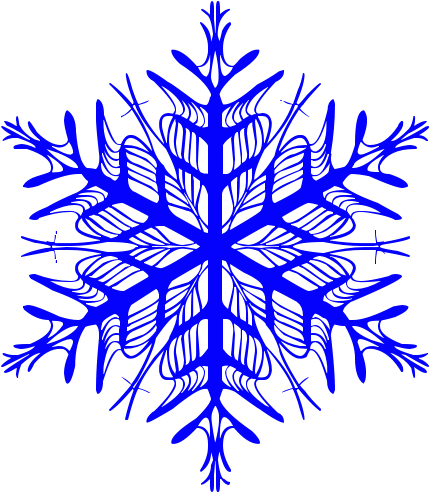 Blue Snowflake 37 Icon - Navy Blue Snowflake (512x512)