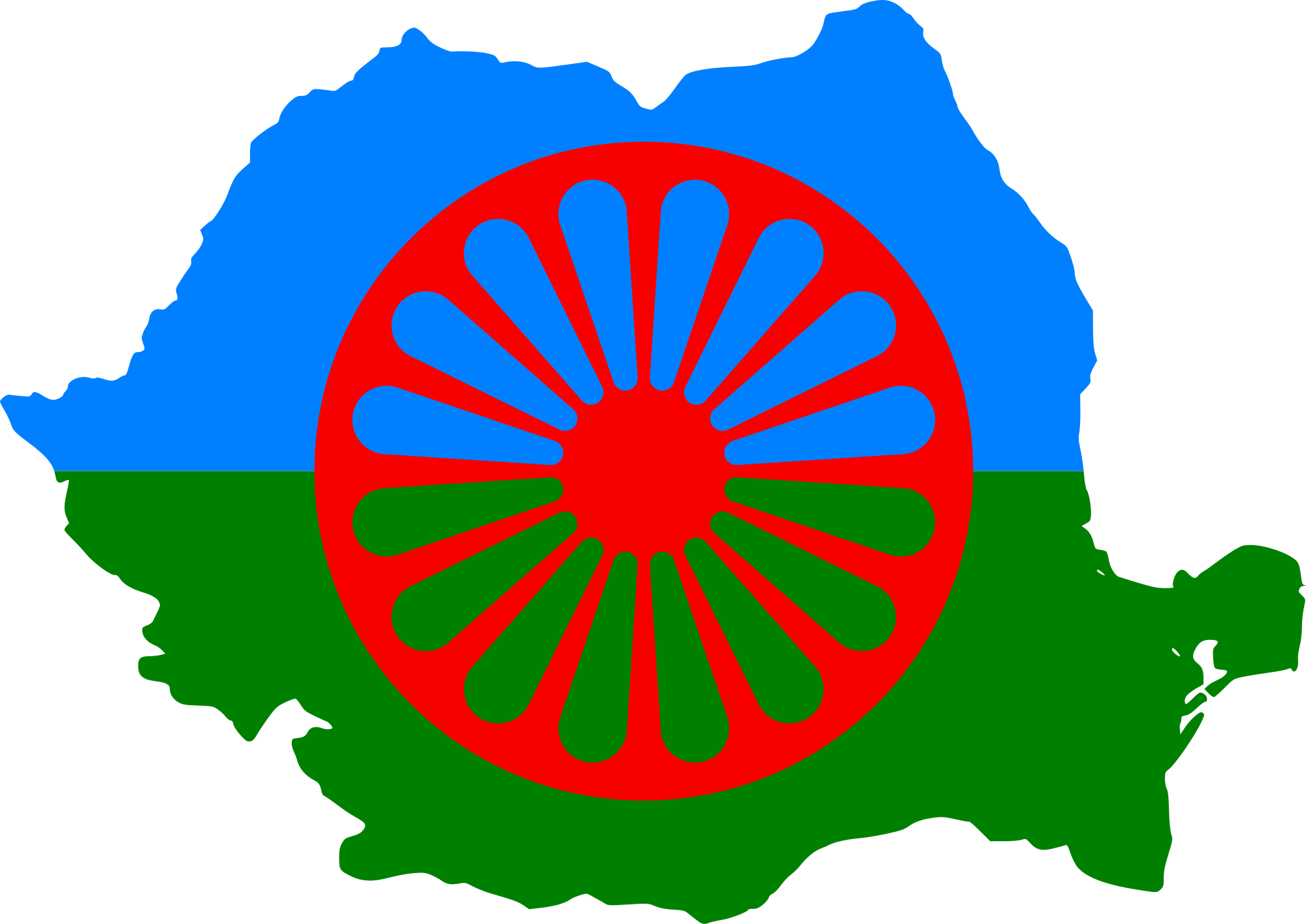 Politically Incorrect » Thread - Romania Flag Map Png (2000x1415)