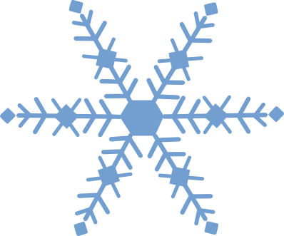 Box Of Vintage Stuff Snowflakes 8 Free Vintage Vectorized - Snowflake Dark Throw Blanket (398x331)