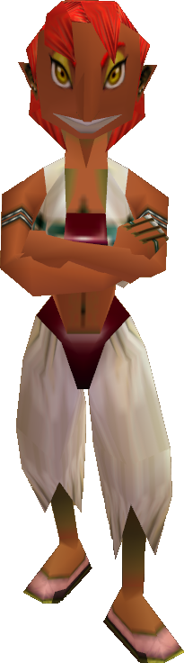 The Legend Of Zelda - Gerudo Ocarina Of Time (205x736)
