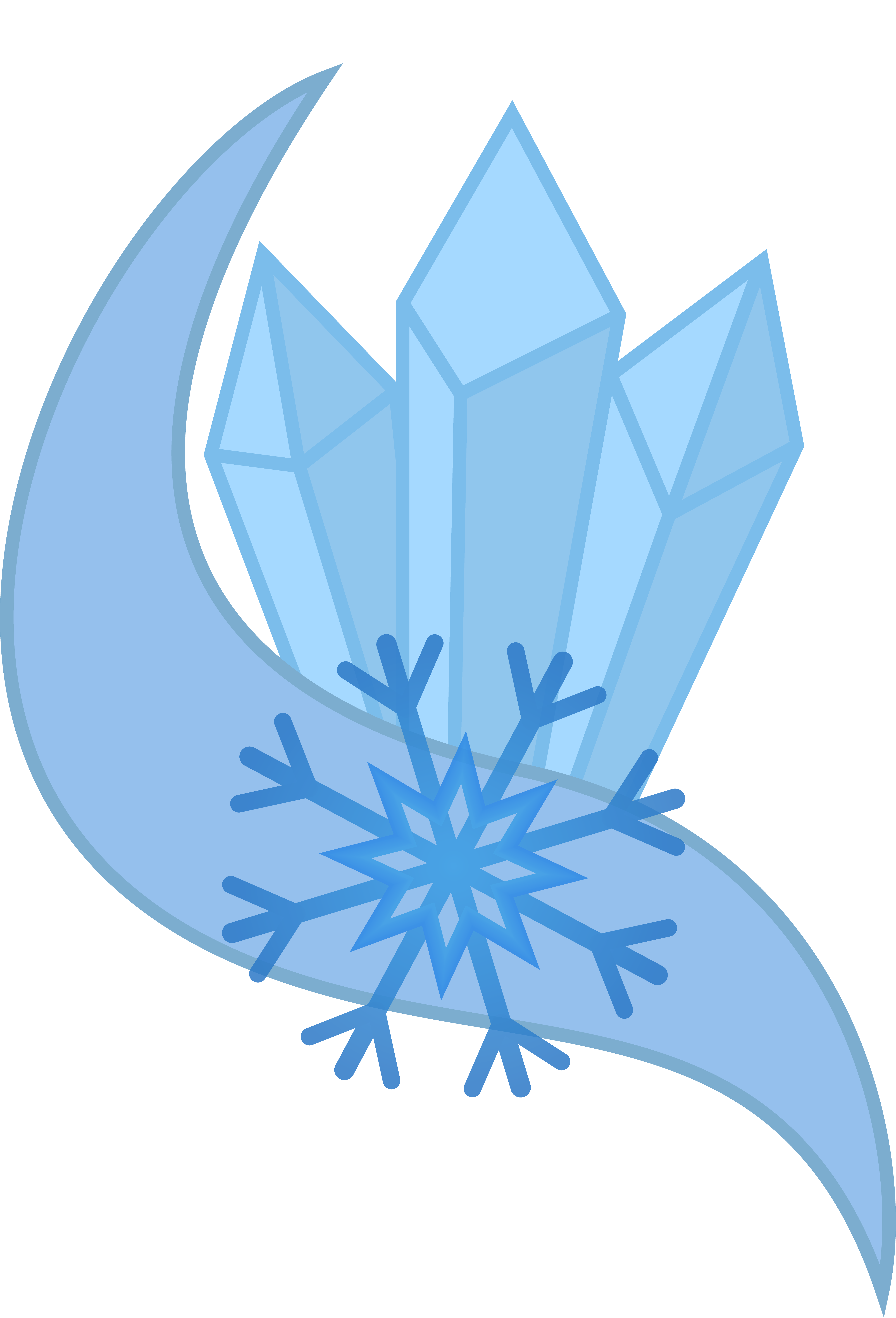 Ice Crystals Snowflake Cutie Mark Crusaders - My Little Pony Ice Cutie Mark (5000x7353)