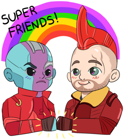 “what Did You Take From Gotg Vol 2" Me - Cartoon (500x482)