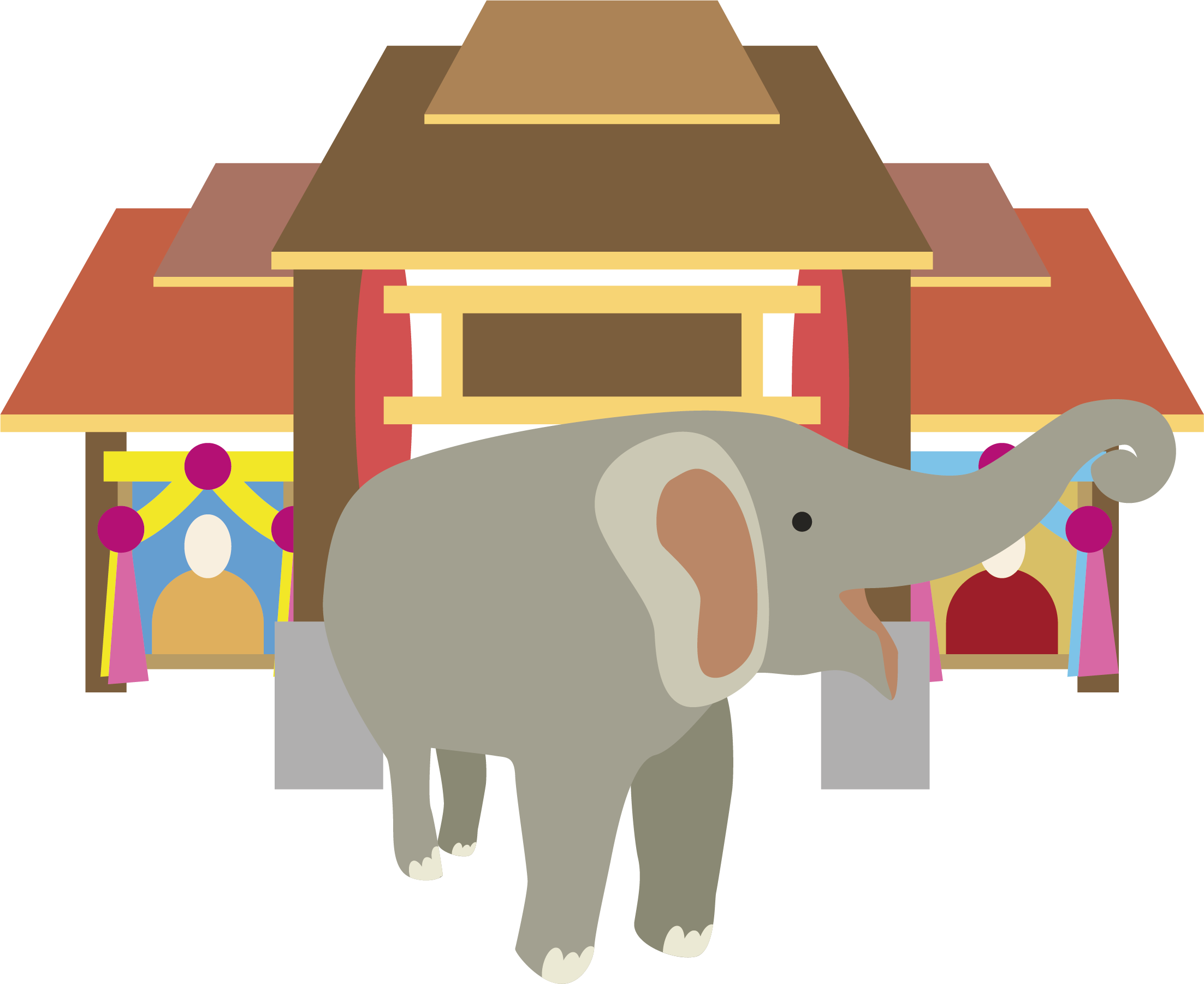 Indian Elephant Illustration - Elephants (2205x1802)