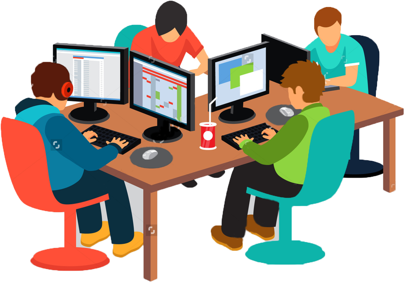 Download and share clipart about Spport - Co Located Agile Team, Find more ...