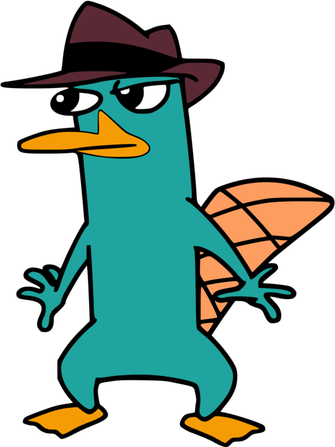 Perry The Platypus By Jaycasey - Top Ten Cartoon Characters (900x1263)
