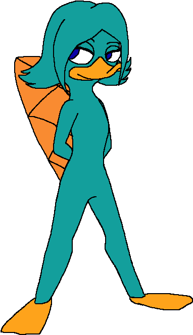 Padme The Platypus By Grovylefangirl1997 - Perry The Platypus Girl Version (417x692)