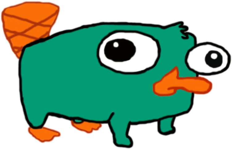 Perry The Platypus In Photoshop By Petiline - Baby Perry The Platypus (763x504)