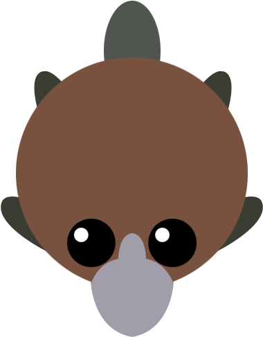 Artisticthe Platypus - Cartoon (500x500)