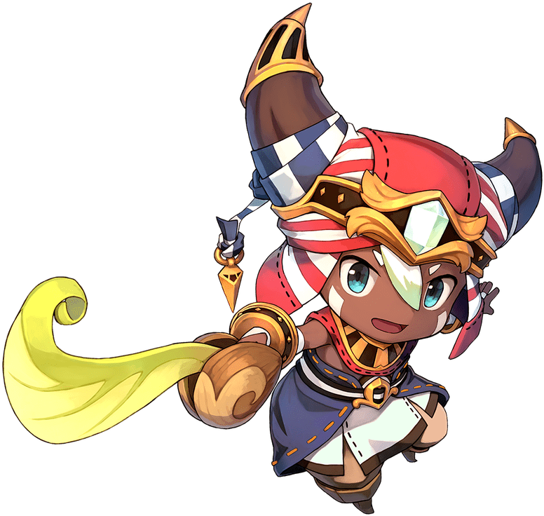Oasis Clipart Paradise - Ever Oasis Main Character (800x779)