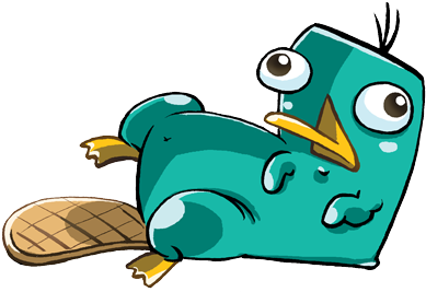 Perry The Platypus By Mayu - Cartoon (400x311)
