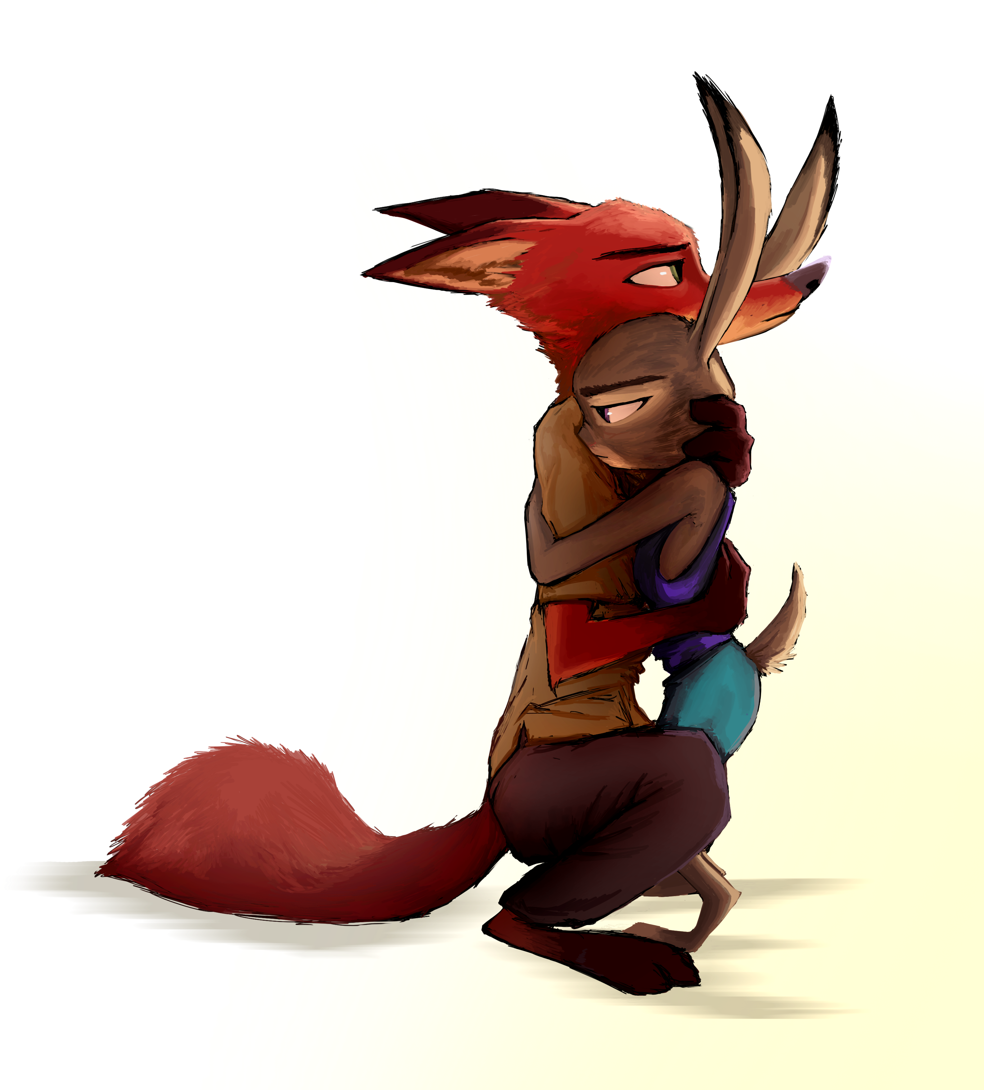 Embraced By Thewyvernsweaver - Zootopia Ship Sexual (3349x3508)